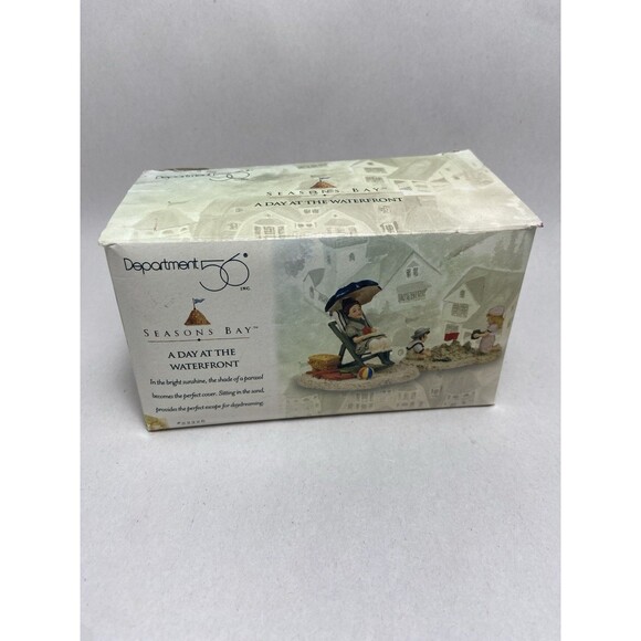 Department 56 Seasons Bay A Day at the Waterfront 53326 With Box Accessory Beach - Picture 2 of 6